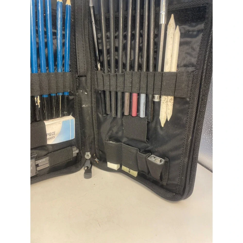 Castle Arts Piece Premium Quality Drawing Set - Graphite,Pastel, Charcoal